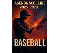 Agenda Scolaire 2025 - 2026: Une page par jour pour une organisation fun et efficace, idéal pour le collège et le lycée - version Baseball