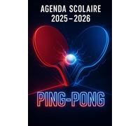 Agenda Scolaire 2025 - 2026: Une page par jour pour une organisation fun et efficace, idéal pour le collège et le lycée - version Ping-pong