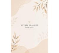 Agenda Scolaire 2026-2027 : 1 Jour par Page, Format A5 (14,8 x 21 cm), Agenda Minimaliste Élégant pour Fille, Bilingue Français-Anglais: Cahier de ... organisation quotidienne dans un style chic