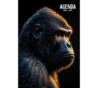 Agenda scolaire 2026 2027 Gorille: Planificateur scolaire journalier | Un jour par page avec Horaires