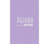 Agenda Scolaire 2026-2027: Lavande | Bi-Journalier | 13x20 cm | Format optimisé | 140 pages | mi-août 2026 - juillet 2027 | Français | Adapté à tous les niveaux | Pas cher