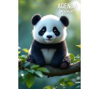 Agenda scolaire 2026-2027 Panda: Planificateur Journalier- 1 Jour Par Page | Format A5 | Français
