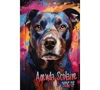 Agenda Scolaire 2026/2027: Plan d'étude pour les étudiants amateurs de chiens, calendrier annuel complet avec des tableaux quotidiens et des espaces pour prendre des notes hebdomadaires.