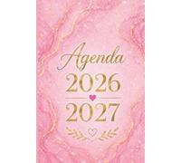 Agenda Scolaire 2026-2027 Rose Glitter: 1 Jour par Page | Planning, Notes, ENT, Pronote & Vacances Scolaires France (GLITTER GIRL)