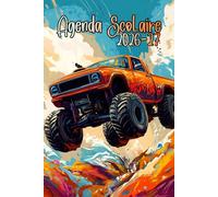 Agenda Scolaire 2026-27: Comprend des plannings hebdomadaires avec de grands espaces pour noter les tâches quotidiennes, pour enfants et jeunes.