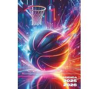 Agenda Scolaire Basket, Basketball: Journalier, un Jour Par Page | 12x17 cm, Format Standard | De Septembre à Juillet | Ecole Primaire, Collège, ... Fille, Garçon, Adolescent | Sport, Ballon