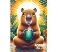 Agenda Scolaire Capybara: Avec Coloriage | Journalier, une Page par Jour | De Septembre à Juillet | 12 x 17 cm | Pour Ecole Primaire, Collège | 280 ... fille, Adolescent | Animal, Rongeur, Kawaii