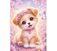 Agenda Scolaire: Chien Mignon, Chiot, Animaux Mignons | Journalier, une Page par Jour | Format Standard, 12 x 17 cm | De Septembre à Juillet | Pour ... | 280 pages | Pour Fille, Enfant, Adolescent