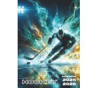 Agenda Scolaire Hockey: Journalier, une Page par Jour, De Septembre à Juillet | 12 x 17 cm | Pour Ecole Primaire Collège, Lycée, Université, Etudiant ... Enfant, Adolescent, Hockey sur Glace, Sport