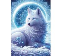 Agenda Scolaire Loup Blanc: Journalier, un Jour par Page | 12x17 cm Format Standard | Ecole Primaire CP CE1 CE2 CM1 CM2, Collège 6ème 5ème 4ème, 3eme, ... | Pour Fille, Garcon, enfant, adolescent
