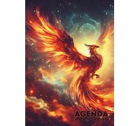 Agenda Scolaire Phoenix: Un Jour par Page, Journalier | 12x17 cm, Format Standard | De Septembre à Juillet | Organisateur et Planificateur Journalier ... Fille, Adolescent | Phenix, Oiseau de Feu