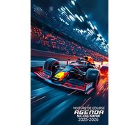 Agenda Scolaire Voiture de Course 2025 2026: Organiseur Journalier 1 Page par Jour - Élèves Primaire, Collège, Lycée, Étudiant - Fan de Sport Automobile - Fille et Garçon