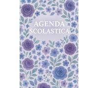 Agenda Scolastica Eleganza Floreale 2025-2026 - Blu e Viola, Spazi Illimitati per Note e Obiettivi