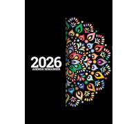 Agenda Semainier 2026: 1 Semaine sur 2 Pages avec numéro de la semaine,176 Pages, Horaires de 6h 00 à 21h00, 12 Mois de janvier à décembre, Grand format A4 Hebdomadaire en Français
