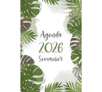 Agenda Semainier 2026 A5: Planificateur Hebdomadaire Horizontale | 12 Mois, de Janvier à Décembre | Planner Français avec Vue Semaine sur Deux Pages