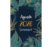 Agenda Semainier 2026 A5: Planificateur Hebdomadaire Horizontale | 12 Mois, de Janvier à Décembre | Planner Français avec Vue Semaine sur Deux Pages