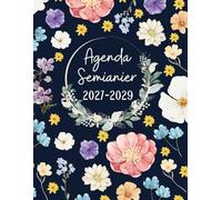 Agenda Semainier 2027-2029: 1 Semaine sur une Page A4 | Organisateur Pratique de 1 Janvier 2027 à 31 Décembre 2029 | Théme: Roses |