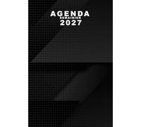 Agenda semainier 2027: Une semaine sur deux pages, format a5 | 12 mois de Janvier à Décembre