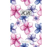 Agenda Settimanale 2026 A5 Orizzontale: Pianificatore 2026 | 12 Mesi, da Gennaio a Dicembre | Planner Italiano con Vista Settimana su Due Pagine