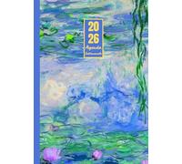 Agenda settimanale 2026: Claude Monet, Ninfee | 12 mesi, Settimana su doppia pagina, Da Gennaio 2026 a Dicembre 2026, Formato A5 | Calendario Mensile ... Personale, l'ufficio Aziendale e il Diario