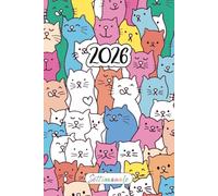 Agenda Settimanale 2026 Gatti A5: Pianificatore Orizzontale 2026 | 12 Mesi, da Gennaio a Dicembre | Planner Italiano con Vista Settimana su Due Pagine