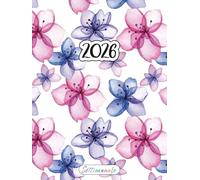 Agenda Settimanale 2026: Grande Planner A4 | 12 Mesi Gennaio-Dicembre | La Settimana su una doppia pagina | Pianificatore Italiano | Coordinatrice del Caos