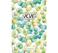 Agenda Settimanale 2026: Pianificatore Orizzontale 2026 | 12 Mesi, da Gennaio a Dicembre | Planner Italiano con Vista Settimana su Due Pagine