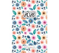 Agenda Settimanale 2026: Pianificatore Orizzontale 2026 | 12 Mesi, da Gennaio a Dicembre | Planner Italiano con Vista Settimana su Due Pagine