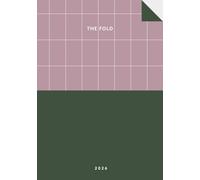 Agenda Settimanale 2026 Premium A5 in inglese: Copertina soft-touch rosa/verde - Carta crema 90g/m² - Design minimal - Organizza appunti, appuntamenti e obiettivi quotidiani