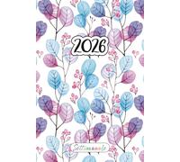 Agenda Settimanale 2026 Verticale: 12 Mesi da Gennaio a Dicembre 2026 | La Settimana su una doppia pagina | Pianificatore Italiano | Coordinatrice del Caos