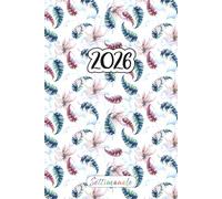Agenda Settimanale 2026: Verticale | 12 Mesi da Gennaio a Dicembre 2026 | La Settimana su una doppia pagina | Pianificatore Italiano