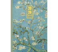 Agenda settimanale 2026: Vincent Van Gogh, Ramo di mandorlo fiorito | 12 mesi, Settimana su doppia pagina, Da Gennaio 2026 a Dicembre 2026, Formato A5 ... Personale, l'ufficio Aziendale e il Diario