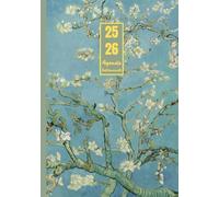 Agenda settimanale Luglio 2025 - Dicembre 2026: Vincent Van Gogh, Ramo di mandorlo fiorito | 18 mesi, Settimana su doppia pagina, Da Luglio 2025 a ... Note | Adatto per la Pianificazione Personale