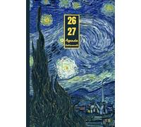 Agenda settimanale Luglio 2026 - Dicembre 2027: Vincent Van Gogh, La notte stellata | 18 mesi, Settimana su doppia pagina, Da Luglio 2026 a Dicembre ... per la Pianificazione Personale, l'ufficio