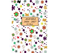 Agenda settimanale verticale 18 mesi 2026 2027: luglio 2026 - dicembre 2027, formato a5, , La settimana su una doppia pagina