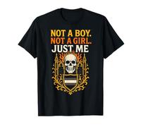 Agender Pride Not a Boy Not a Girl Modern Neutral Gender T-Shirt