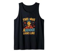 Agender Pride This Is What Vintage Neutral Gender Tank Top