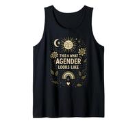 Agender Pride This Is What Vintage Neutral Gender Tank Top