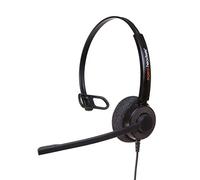 Agent 350 Monaural Noise Cancelling Headset With U10P Bottom Cable works with Mitel, Nortel, Avaya Digital, Polycom VVX, Shoretel, Aastra + Many More