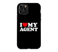 Agent Love Funny Cute Actor Literary Personal AI Agentic Fan Case for iPhone 11 Pro
