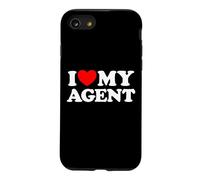 Agent Love Funny Cute Actor Literary Personal AI Agentic Fan Case for iPhone SE (2020) / 7/8