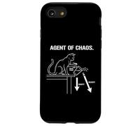 Agent Of Chaos Cat Lover Feline Mischief Quote Case for iPhone SE (2020) / 7/8