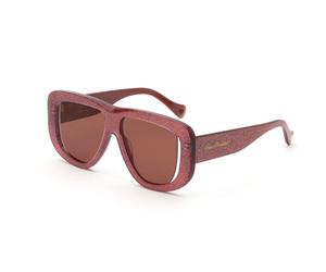 Agent Provocateur 17C Karley Dark Pink Glitter Woman Outlet sunglasses Acetate Pink Pink Pilot Normal