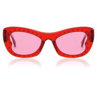 Agent Provocateur Amoree Swarovsky Red Womenâs Sunglasses Red Size 54