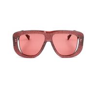Agent Provocateur Karley Glamorama Dark Pink Glitter Womenâs Sunglasses Pink Size 52
