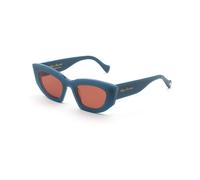 Agent Provocateur UD0 Kitti Teal Woman Outlet sunglasses Acetate Blue Red Cat Eye Normal