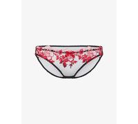 Agent Provocateur Womens Agent Provocateur Callypso Floral-Embroidered Mesh Briefs Black/Multi M