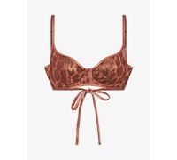 Agent Provocateur Womens Agent Provocateur Cayla Leopard-Print Bikini Top Leo/Black L
