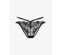 Agent Provocateur Womens Agent Provocateur Litzia Embroidered Lace Brief Black L