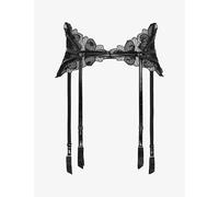 Agent Provocateur Womens Agent Provocateur Litzia Embroidered Lace Suspender Belt Black M